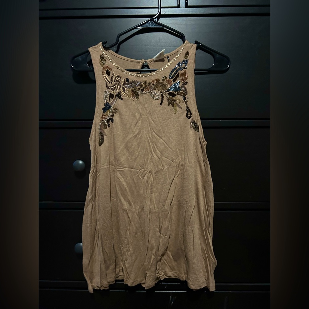 Anthropologie AKEMI + KIN Beaded Blouse